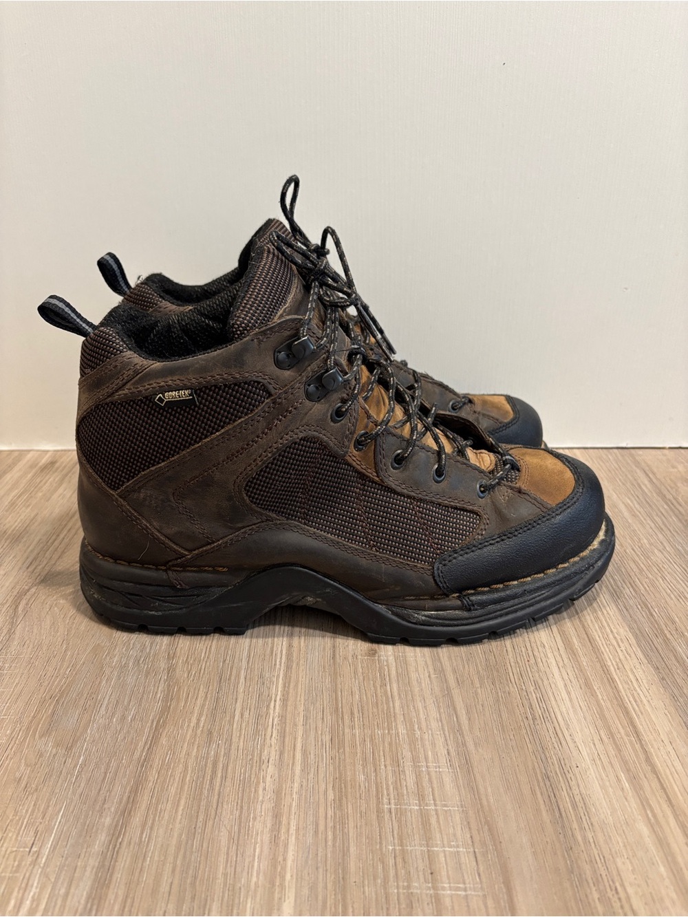 Danner Radical 452 5.5in Mens Dark Brown Leather GTX Hiking Work Boots SZ 11
